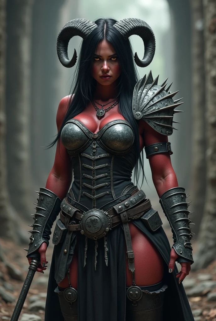 (best quality, masterpiece, high resolution:1.3), detailed painting, oil painting, (closeup:1.3), (zoomed:1.3), (front view:1.1), centered, perspective, a young female Khorne warrior, sitting, looking at viewer, (legs spread:1.3), (visible pussy:1.35), wet pussy, public hair, pussy juice, pussy spread, presenting, (beautiful face:1.25), (detailed face:1.1), detailed eyes, (expressive eyes:1.1), (seductive smile, blush:1.25), nude, naked, small breats, nipples, attractive, passionate, erotic, aesthetic, seductive, collarbone, midriff, red armor, (pauldrons:1.1), realistic skin texture, (platinum hair:1.2), (nsfw, uncensored:1.3), surrounded, intricate armor ornament BREAK
Warhammer 40k universe, (surrounded, crowd of demonic allies:1.1), The demonic horde surrounds her, a testament to her allegiance to chaos. Clad in blood-red armor, she exudes an aura of merciless beauty, her weapon stained with the blood of countless foes. The detailed painting by frazetta, Wayne Barlowe, and Philippe Druillet captures every nuance of this grim scene. The 40k setting is rendered with intricate detail, showcasing the dystopian and surreal sky. The bright day illuminates the chaos, casting dramatic shadows and highlighting the fierce determination in the warrior's eyes, sky, (horizon line:1.1)
atmospheric, cinematic, hyperdetailed, absurdes, surreal, vibrant colors, dramatic, brushstrokes, intricate, epic, methurlant, by frazetta and Wayne Barlowe and Philippe Druillet
<lora:khorne:0.7>
<lora:BearlySD:0.7>
<lora:by_wayne_barlowe_finetuned:0.25>
<lora:Frazetta:0.25>
<lora:methurlant(style):0.2>
<lora:m99_labiaplasty_pussy_2:0.35>