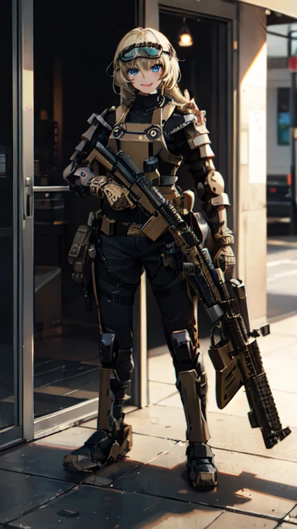 Luani 0300, armor, belt, gloves, Mecha, robot, goggles, Have a weapon, M4 Carbine, Assault rifle, Gun possession,, Absurd, ultra detailed, masterpieceThe best quality, Midea, detailed,, Alone, A kind smile, A light smile,
Katya 1, One girl, blue eyes, Very long hair, Blonde, long Blonde, French Braid, bangs, Medium chest,