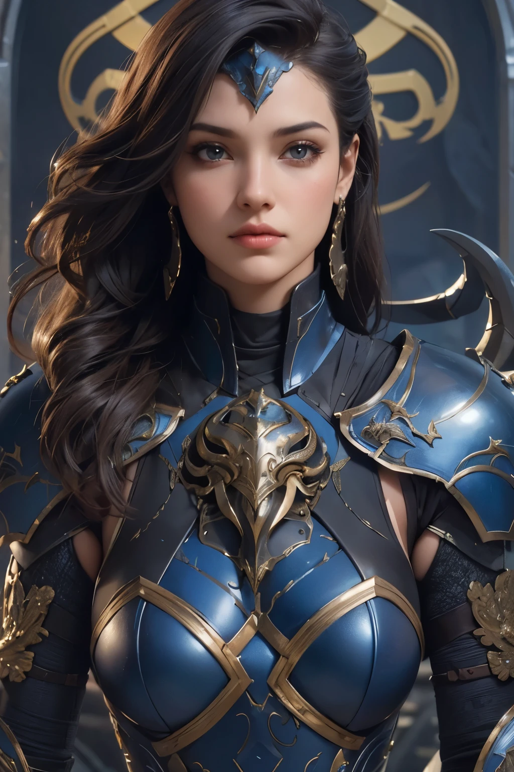 a close up of a woman in armor with a sword, girl in knight armor, beautiful female knight, gorgeous female paladin, artgerm ; 3d unreal engine, fantasy paladin woman, 4 k detail fantasy, of a beautiful female knight, stunning armor, very stylish fantasy armor, portrait knight female, beautiful armor, wearing fantasy armor