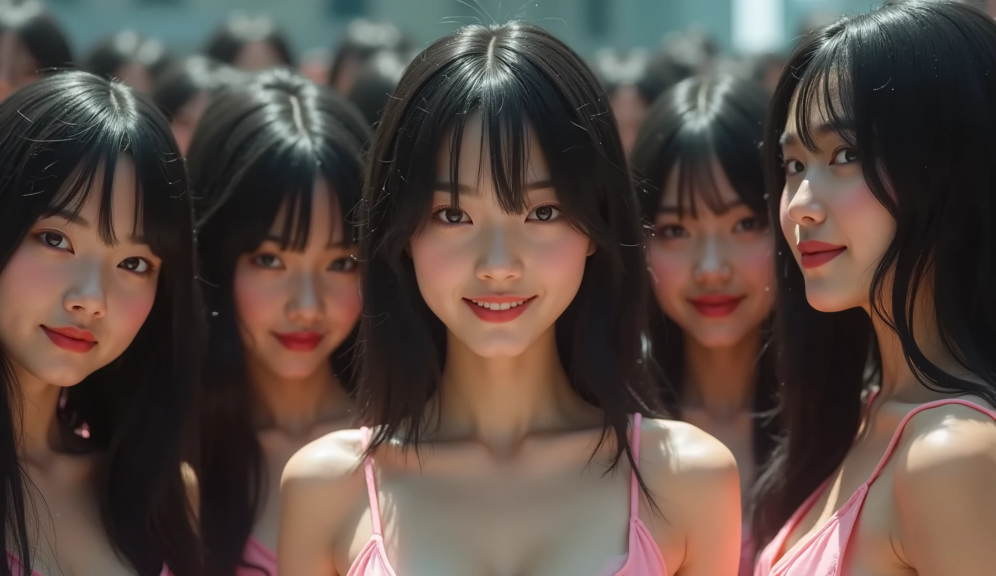 (((Group photo of Japan&#39;s top 5 beautiful moms)))、((All of them are obscene and have long breasts that are too big.))、Different sexual poses、All big、((A room where a large number of Miss Universe&#39;s mom friends gather naked))、All members are completely naked to appeal、A room filled with the smell of females、((Everyone emphasizes their big breasts)) 、Covered in oil、Everyone is sweaty and their skin is slippery.、Skin that becomes shiny and stringy due to oil、((Steam is coming out from everywhere))、Harem SEXPOV