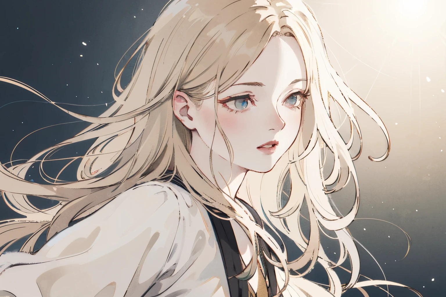 (RAW Photo, Best Quality), (Realistic, Photo Realistic: 1.3), Best Quality, Highly Detailed, Masterpiece, Hyperdetail, Illustration, 1 Girl, Forehead with Painting, upper_body, Dynamic Angle, World Masterpiece Theater, messy_long_hair, Best Quality, Extremely Detailed CG Unified 8k Wallpaper, Ink, Amazing, Cinematic Lighting, lens_flare,dunhuang_style