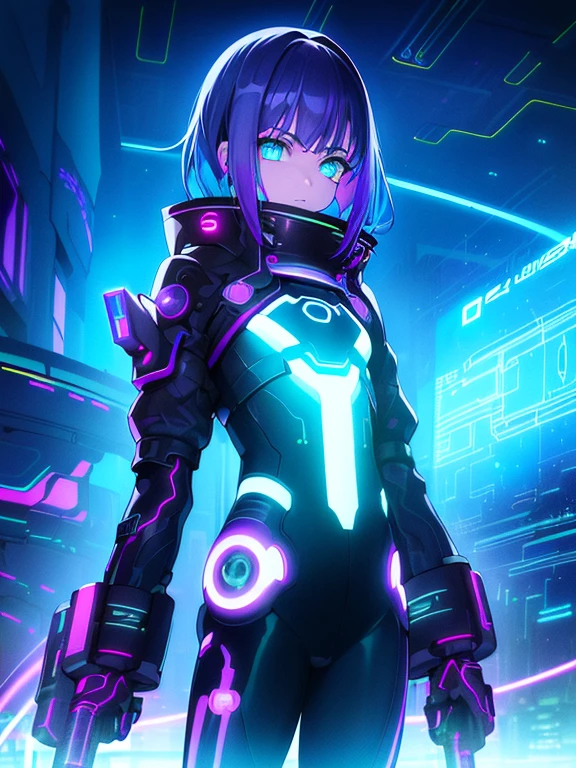 Neon cyberpunk beauty composing music、(((Super detailed flat earth futuristic city)))、beautiful billie eilish、purple short hair、detailed and complex(((space background)))、Comes with high-tech holographic projection and sophisticated architecture、Nebula and black hole、(((syd mead、Shirou Masamune、Dylan Kowalski))) art by、Highly detailed photo realism、(((cel shading)))、god&#39;s rays、Ultra Sharp Focus、super high quality、lively、(very huge breasts: 1.7)、(bare chest: 1.4)、shiny latex is black、latex stockings、long hair、(shiny skin: 1.4)、glossy lips、very big ass、symmetrical detail plane、Tight、sexy、muste piece