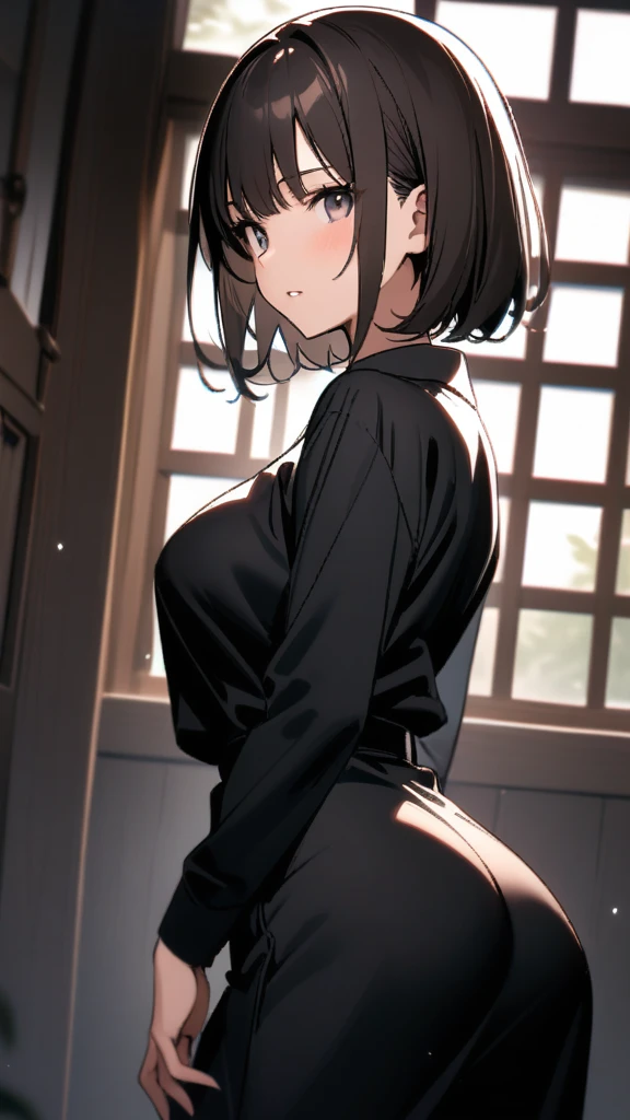 NSFW:3.6 Nude photos Anime drawings with vivid colors Full body figures of tall women:1.9 Completely naked:3.6 Sweat, breasts, buttocks, troubled face, glaring, wrinkled brows, flushed cheeks, night:1.3 Apartment bedroom, white sheets, short black hair, ponytail:1.9 Straight hair, bangs swept to the side:1.9. Slanted eyes, brown eyes, tall, big breasts, strong-willed, beautiful