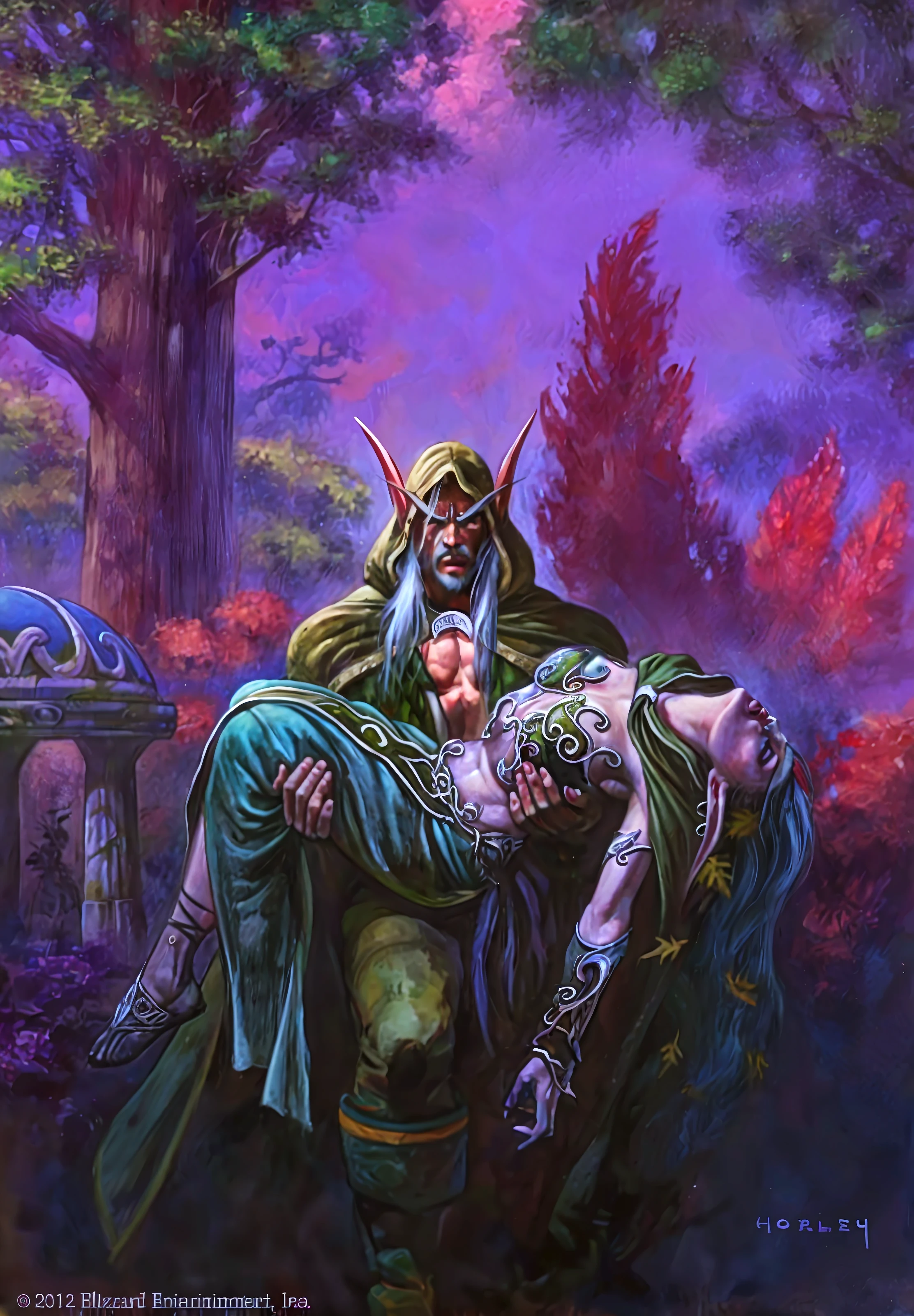 One old man Knight and one young girl magician, age gap, age difference, height difference, old man 70, armor, long beard white, muscular hairy virile body, naked, giant long penis erected cum, he carries his girlfriend strongly with both hands, kissing mouths loves positions, ass fuck positions, sexy young girl 18, elf, pink hairstyle, size tiny and slim, blush and embarrassed, a little pregnant, in comfort sitting position for sex, naked, on forest.