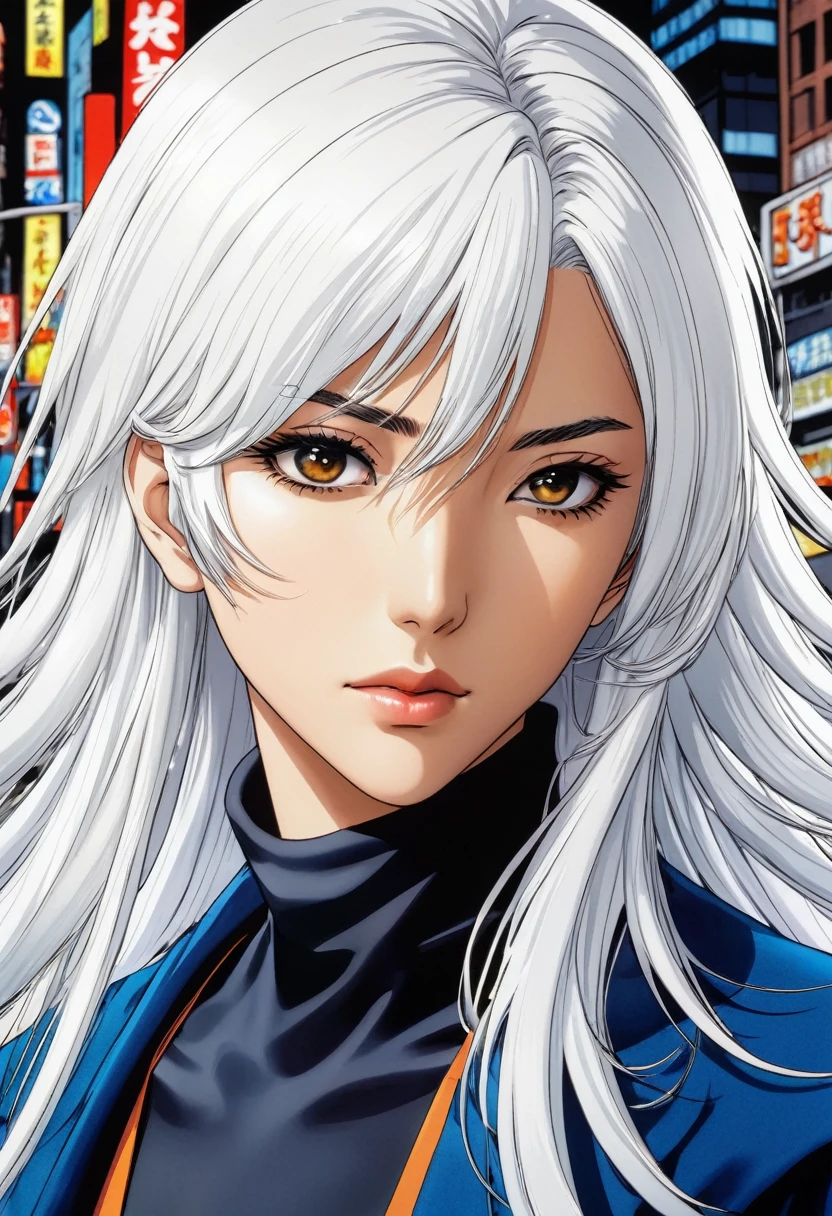 Full potrait of Rugged muscular zeus greek god of lightening, anime version,full long white hair highly intricate detailed, light and shadow effects, intricate, highly detailed, digital painting, art station, concept art, smooth, sharp focus, illustration, advanced digital anime art, atmospheric lighting, detailed face, 8 k, hq, artstation, by makoto shinkai, stanley artgerm lau, wlop, rossdraws ”