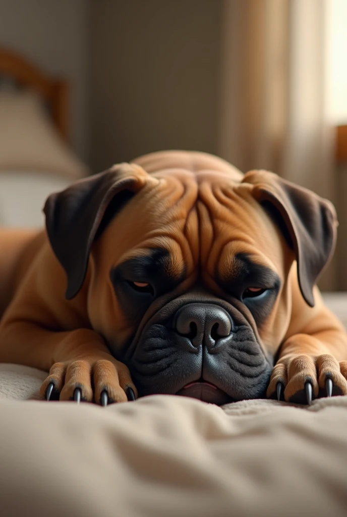 ((Nsfw)), bernese mountain dog, photo, 8k, high detail, semi realistic, best shadows, raw hdr, ((fellatio on viewer, 1 male)), pov, on bed, (viewer's penis) ((slutty)) cum on face, on knees, looking up at viewer, realistic, ((best quality))