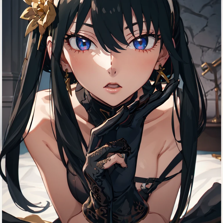 (masterpiece), best quality, highly detailed faces, (SHARP details), 4k, highly detailed, expressive eyes, SHARP detail expressive eyes, (SHARP detail perfect face), ((dark skin)), ((young girl)), ((flat chest)), short, young girl, expensive brothel interior, (9 years old girl), pussy,  prostitute,