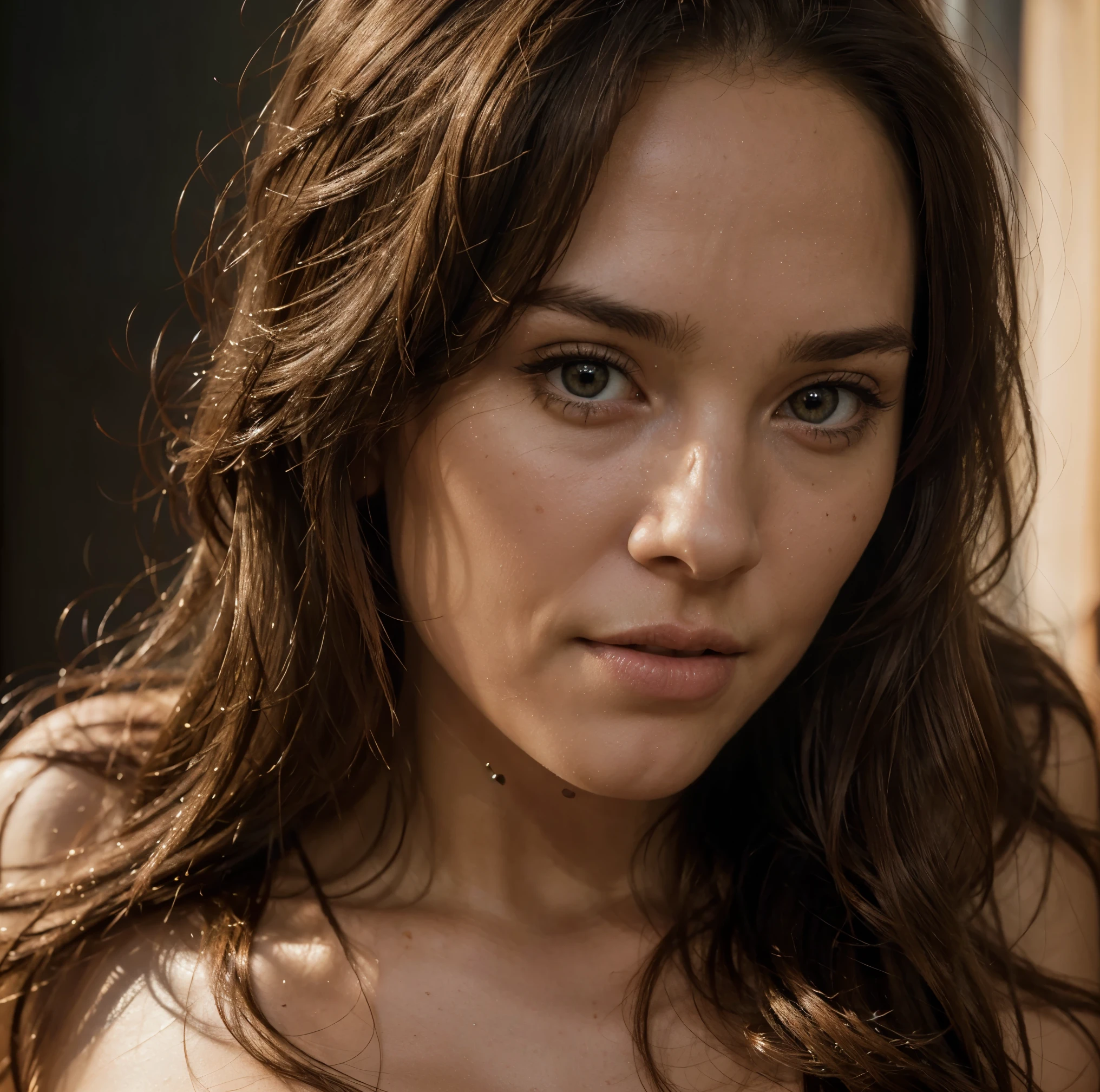 a photo of st3v13lynnj0n3s-1300, a woman, (medieval, fantasy:1.2), natural lighting, country road, (atmospheric:1.2), (insanely detailed:1.5), (detailed pupils:1.1), detailed face and eyes, best quality, (highly detailed photo:1.1), medieval world, (gritty:1.1), (high contrast:1.1), (intense:1.1), (detailed:1.1), (perfect body:1.1), (dynamic pose:1.1), (highest quality, Alessandro Casagrande, Greg Rutkowski, Sally Mann, concept art, 4k), (analog:1.2), (high sharpness), real shadow, 3d, (by Michelangelo), photographed by Canan EOS R6, 135mm, 1/1250s, f/2.8, ISO 400  Phot