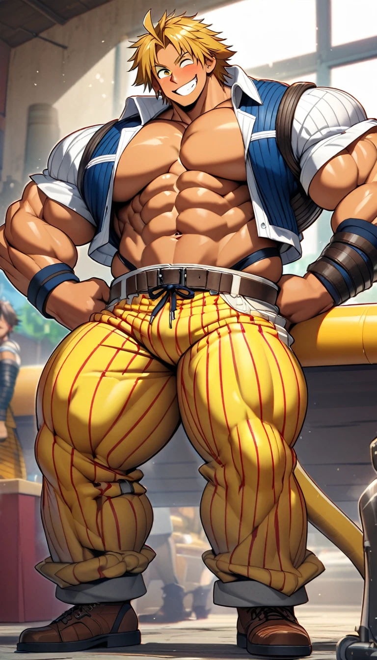 Highest quality,Huge muscles,Full Color,tidus,Massive ,smile wickedly,Open shirt,Shake hard,Devil&#39;s Wings and Tail,Huge erect penis,Rubber Suit,Magic circle tattoo,((Zoom out,Full body photo,Orgy)),Stick your tongue out,The devil enters the body,(((アナルSex,boys, man, anal sex, standing, man hug boy’s knees from back, man hold boy, breasts, nipples, both legs up, Open legs, best quality, very aesthetic, ultra-detailed, best illustration nsfw, sweat, steam, male))),Sex