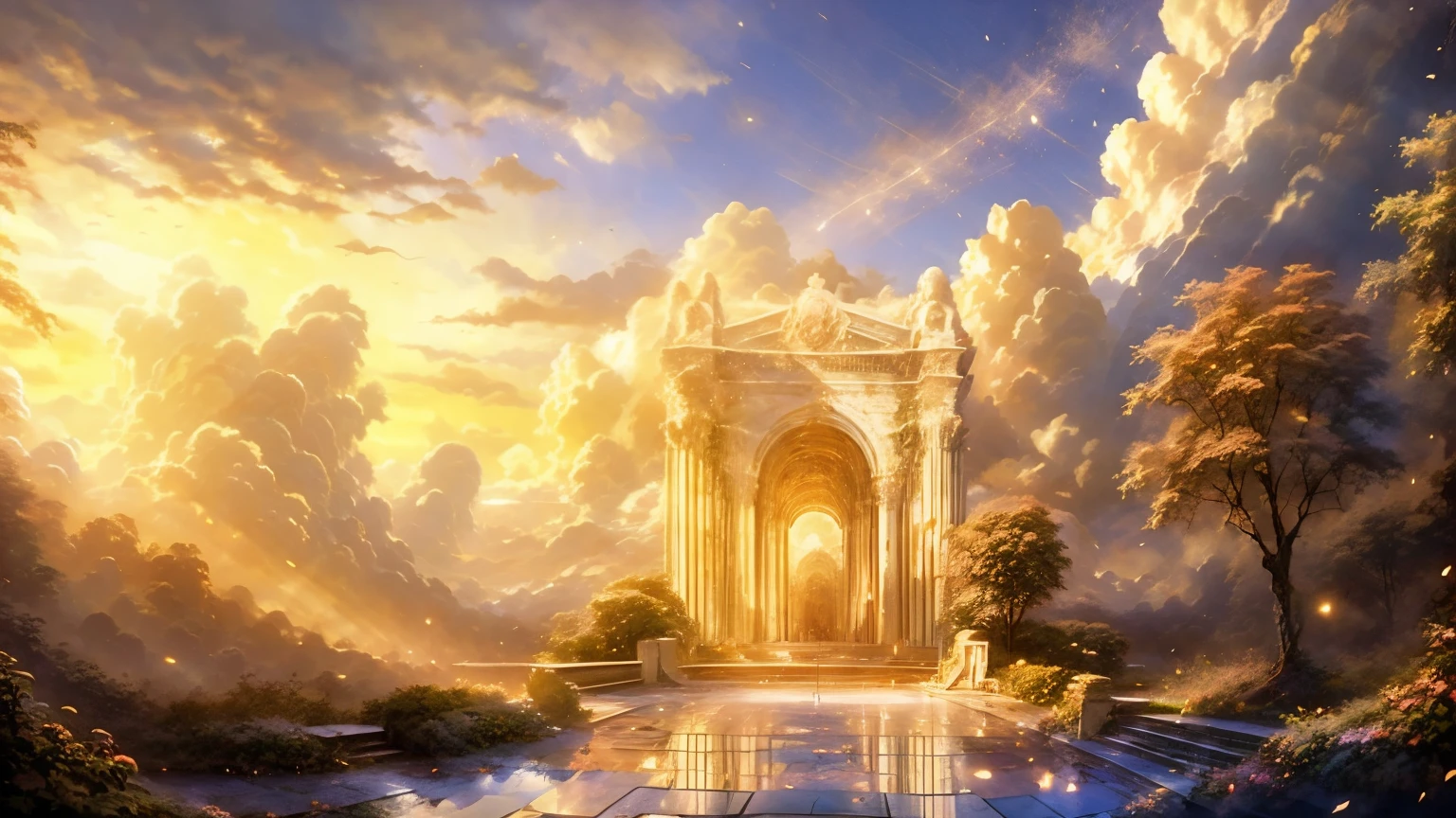 (Best Quality) There is a god outside