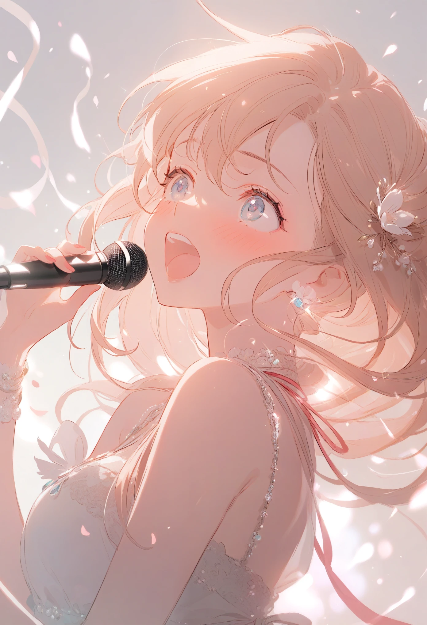 Singing, singing with emotion,