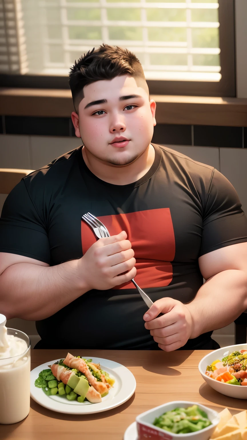 All naked, NSFW,teenager,crawl on all fours,Angle where you can see your face from below your crotch,large amount of ,open your mouth,A sumo wrestler with Cowper fluid dripping to the floor,Own,short hair,(((asian youth))),Close-up of a man with a large body, strong and sturdy body, muscular character, sturdy, thick body, exaggerated physique, big muscles, muscular characters, Strong fat bacchanalian body, attractive sturdy man, big muscless, thick, complete human hairy body, abnormally large physique, tall and muscular,kids dick,(((perfect penis:1.2))),beautiful peniale peniasterpiece,highest quality, In 8K, Fat man soaking in a large hot spring, naked, spread your legs, stretch and relax, Otaku-like, short legs, bowl legs, (obesity: 1.0), Fat man blushing and relaxing, Looks sleepy, Naked belly, naked feet, thin hair, big face man, round face, manly eyes,wet body, vapor, alone,gigachad muscles,