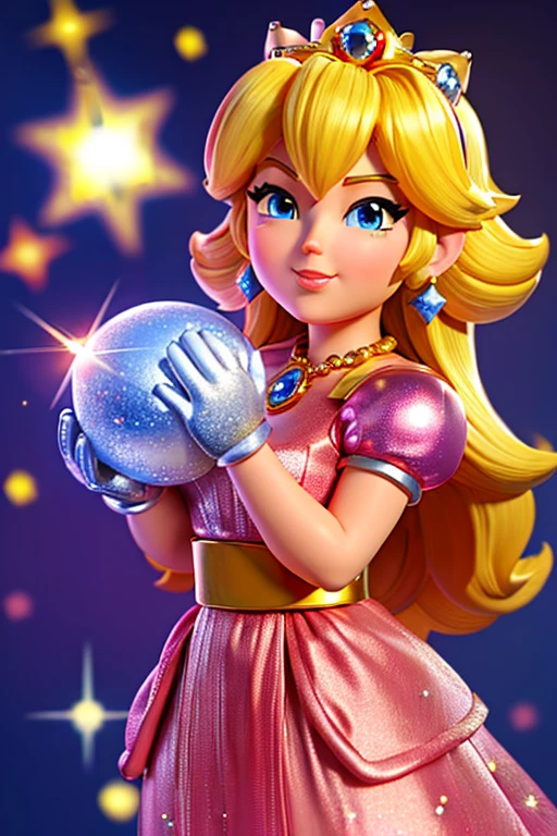 PRINCESS PEACH FROM SUPER MARIO. SPARKLE; GLITTER