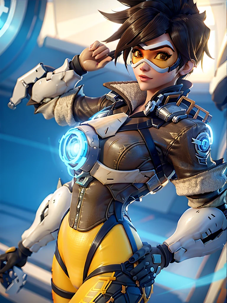 Overwatch, Tracer, Leotard