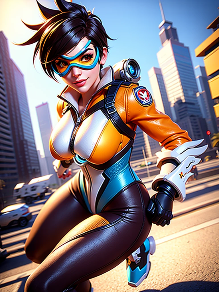 Overwatch, Tracer, Leotard