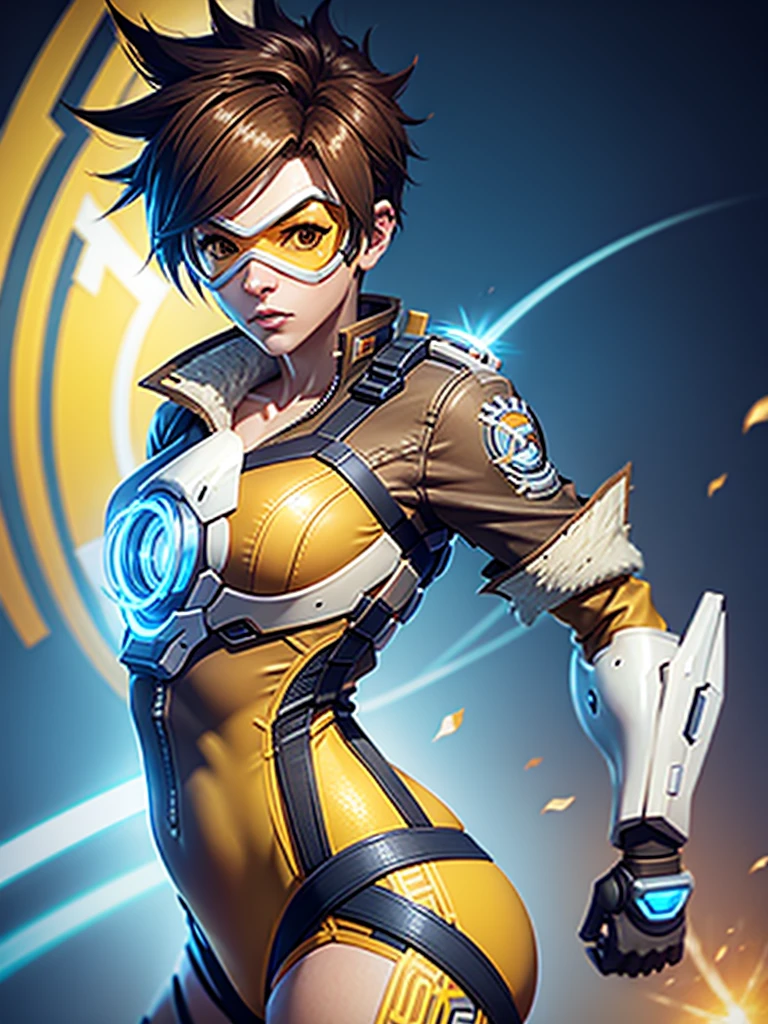 Overwatch, Tracer, Leotard