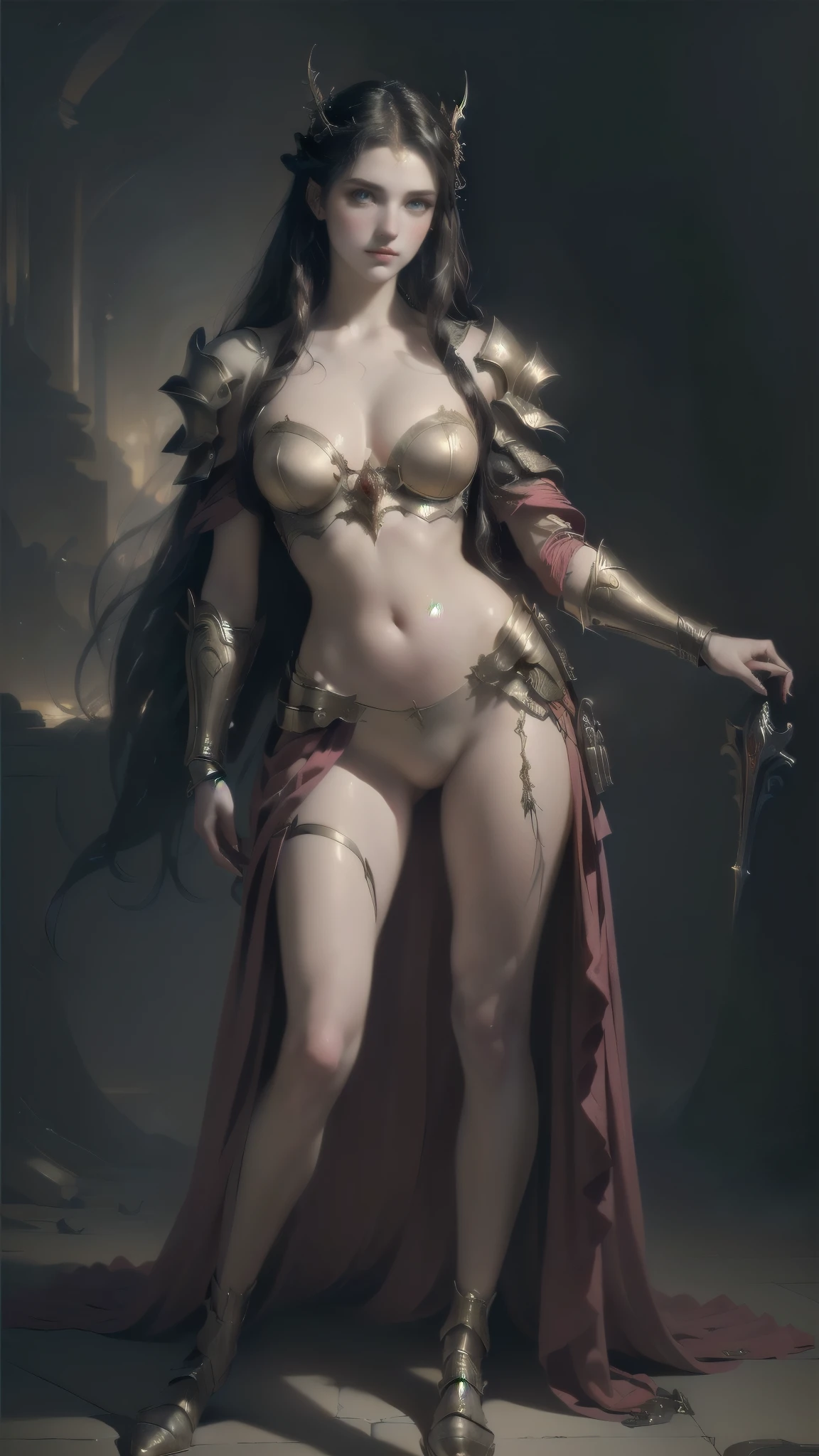 masterpiece, best quality, (unity 8k CG wallpaper extremely detailed), (best quality), (Best Illustration), (best shadow), absurdities, Realistic lighting, (abyss), Beautiful detailed gloss art by PeterMohrBacher,PERSEPHONE