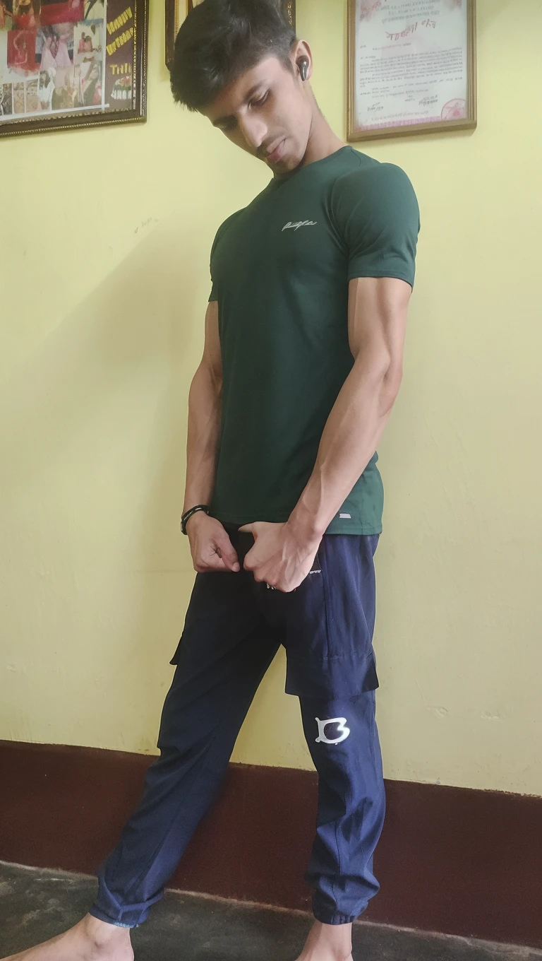 20yo Boy wearing blue shirt,