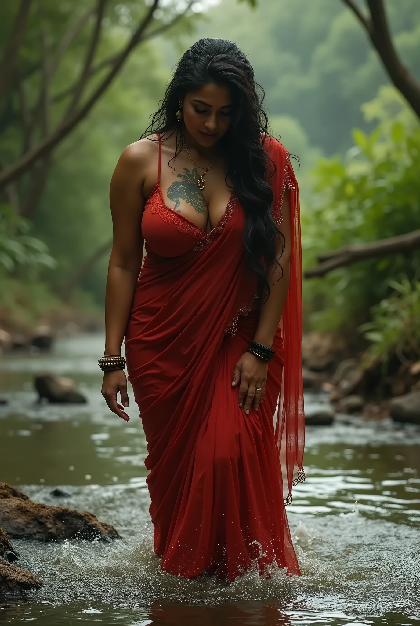 (((photo of a ancient kerala hindu devil ))), (((black kali))) ,(((theyyam))) legs wide open, sat at garden, (((Half Body))), (((very dark skin))), (((age 35+))), (((((very dark nipple and areola))))) (((plus size chubby tall))), (((huge busty milky wet big massive boobs))), (((nude thick thigh))), (((ancient black mini skirt))), ((black skin dark body)), (((red mini skirt))), (((depth of field))), ((( red smoke))), (((rain))), ((( flashing light leaks))), (((divine))), photorealistic,photo, realism, Getty Images, RAW candid cinema, 16mm, colour graded portra 400 film, remarkable colour, ultra realistic, textured skin, remarkable detailed pupils, realistic dull skin noise, visible skin detail, skin fuzz, dry skin, shot with cinematic,light leaks, RAW Image, DOF, depth of field,bokeh,DonMN1gh7D3m0nXL