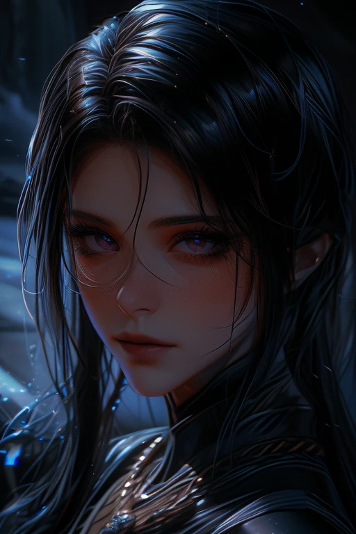 High-quality beautiful eyes, Beautiful face, high quality face, dark sky, thin, Wet waist, A slim body, Model appearance, confusion, sexuality, милый beautiful anime woman, detailed digital anime art, Beautiful anime girl, Beautiful anime girl, Anime with small details, Best quality, masterpiece, Ultra detailed, Beautiful, A high resolution, original,CG 8K ультраrealistic, The perfect work of art, Beautiful face, Facial cleanliness, skin, гиперrealistic, Ultra detailed, detailed eye, dramatic Lighting, (realistic) realistic, Full HD, Best quality, Best quality, Beautiful Lighting, (8k wallpapers with extremely detailed computer graphics), high detail, Sharp Focus, The art of dramatic and photorealistic painting., Beautiful smile, Facial cleanliness, skin, гиперrealistic, Ultra detailed, detailed eye, dramatic Lighting, (realistic) realistic, Full HD, Best quality, Best quality, Beautiful Lighting, (8k wallpapers with extremely detailed computer graphics), high detail, Sharp Focus, The art of dramatic and photorealistic painting., (masterpiece, Best qualityтолстые контуры, comics, фотоrealistic, Best quality, masterpiece, A high resolution, One,on open air, extremely detailed, details, masterpiece, ((illustration)), 4K, 8 thousand., high quality, A high resolution, Lighting, cinematic, award-winning, 1 girl, high,  
punksGoth girl 1girl,One,long hair,I look at the viewer,Red eyes,Jewelry,NECKLACE,draw up,pomade,Black background,portrait,sparkling eyes,
