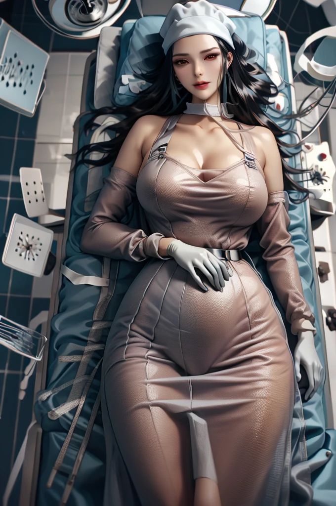 nurse uniform,hospital, latex nurse suit,nurses,busty,elbow gloves,labcoat,black hair woman,red eyes , gigantic ,medical instruments,asian nurse,two nurses,speculum,examination room,oversize ,big ass ,strap on, lay on table ,legs spreaded,giving birth,gyno chair , dentist,Milf,latex,red uniform,oversize breasts,diaper