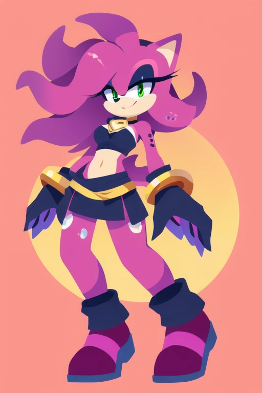 girls estilo rayman legends, character estilo art rayman legends, model sheet, girl , fully body, Giant Accessories,Giant Monster, mascot, sexly, sensuality, GIANT GUN PORTS,sexly,Tight tunics, Legs, alien, curve, wearing jacket, monster in turn, Legs long,monster, monster in turn, thigh-high lace pantyhose, evil Monsters around