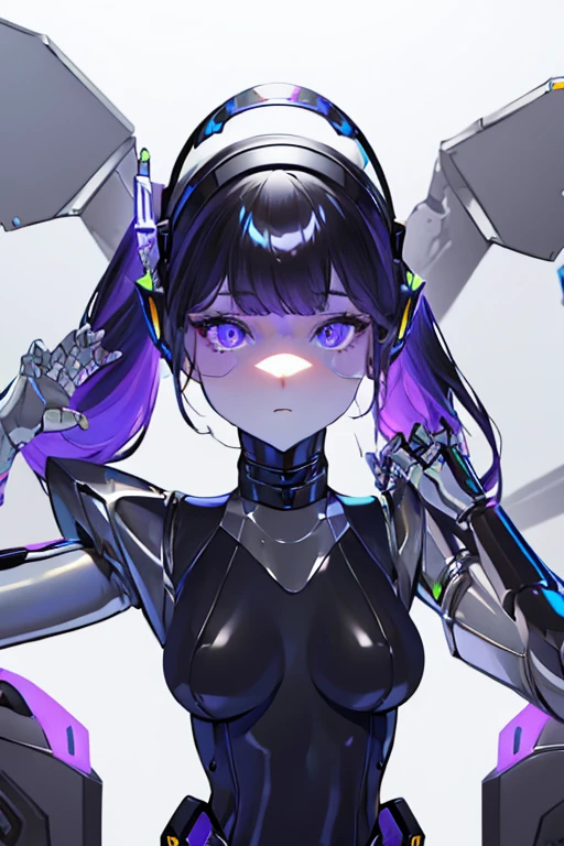 nsfw:1.5,Anime cyborg girl sitting in a pilot seat wearing a virtual reality headset covering her eyes on her face with machinery and tubes and wires going inside her head and brain, (Highest quality,High resolution:1.2), Very detailed, (Realistic:1.3), cyber punk, Futuristic, Portraiture, Shiny, skimpy latex outfit, cyber implants, virtual reality, (Drooling face:1.5), A cable plugged into the brain, Shirt collar, bow tie, Formal attire, Laughing with your mouth open:1.2, In-person audience, The girl is vibrating, glowing virtual reality headset, Relaxed facial expression, blush, Cyber Future Formal Wear, cyber punk, Futuristic, Brain drain, cyber implants, virtual reality, Drooling face, virtual reality headset covering eyes, , Large collar, High collar, Laughing with your mouth open, joyd face expression, Skin-tight clothing, big Shirt collar, big bow tie, The biggest breasts in the world, Light-emitting cables connected to the brain, head antenna, Oversized headphones, The breasts are vibrating, Open mouth and drooling, Expressionless, Red face, cyborg, Android, Mechanical creatures, Machine fuselage, Futuristic cyber punk cyborg body, slim Futuristic Android, Lights shining on the girl's body, Power Cell, The head emits a pink light., formal Shirt collar, big formal bow tie, , Shiny nipples, big Shirt collar, High collar, white collar, Electric shock, Electric shock死する女の子, electricity, electricity sparks, Pink Hair, short hair, neon Pink Hair, Physical transformation, orgasm, joy, (VR headset covering your eyes), Vibrating Chest, Vibrating Girl, Severe vibration, Shiny nipples, Light bulb nipple, Girl wearing a large VR headset, Glowing Eyes, Hollow Eyes, Concentrated expression, Buttoned up white dress shirt, Large collarのフォーマルシャツ、((Erect nipples:1.2))、Sitting in an iron chair、((whole body:1.5))