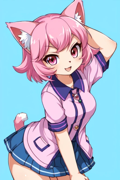 Female rozita pink cat yokai watch 4 style 