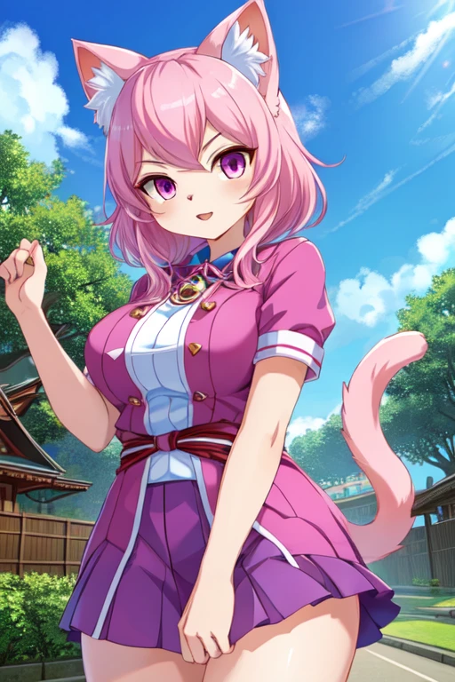 Female rozita pink cat yokai watch 4 style 