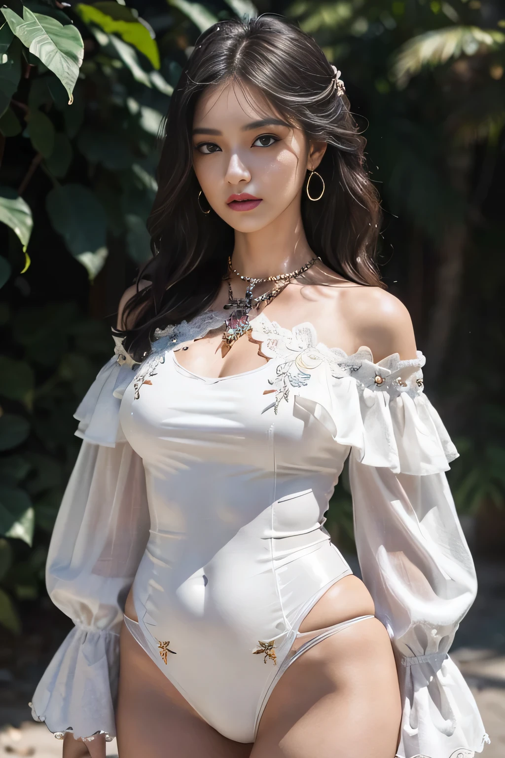 Lisa has long hair, lisa blackpink, Lalisa manoban, Lisa face shape, standing pose,big breasts sexy,masterpiece,Need,realistic,high-definition,Natural sunlight,,16K,Top CG, Highest image quality, masterpiece, Gentle and beautiful girl, (185cm美女), (fit), Imperial sister, Queen temperament, White skin, ((Long legs)), perfect facial features, Bright Eyes, Seductive pose, pink lips, Beautiful and cold (A major breakthrough)), Beautiful and heroic, Soft and long hair, Glittering, Lace, net, Visible through clear skin, diamond earrings, ruby neckLace, (Black evening gown), 8K Image Quality, (Realistic Portraits), Characters fill the screen, (Facial lighting), ((eternal)),huge breast huge pelvis thick thighs, realistic facial features realistic facial harmony realistic lips realistic eyes realistic looks,full body portrait, (milf:1.5),((High moaning expression)),(front view),(((huge breast huge pelvis thick thighs))),((huge gigantic breast huge pelvis thick thighs)),(huge breast:2.4),(huge pelvis:2.2),(thick thighs:2.1),((perfect body)),(front view),((realistic clear details fingers)),(wearing tight dress sexy dress ),(((huge gigantic breast huge pelvis thick thighs))),((wrap dress:1.5)),(((wearing sexy hot wrap dress)))