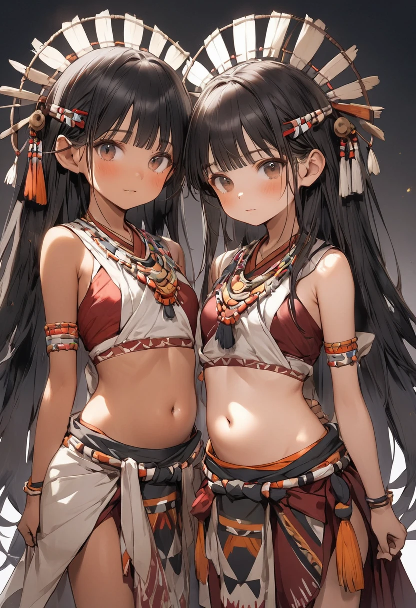 Male & female with filipino tribal outfit