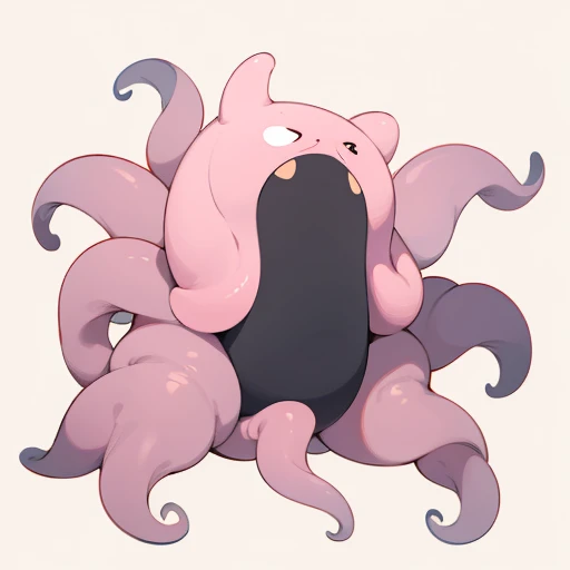 1girl,<lora:MYZHANGYU_v1:0.5>, (scylla,tentacles,:1.2) ,monster girl, solo, , tentacle hair, looking at viewer,no bar,flat chest, pink skin,tentacles hand,
,blush,(tentacles,:1.4),cat ears,upper body, angry,teeth,fangs,open mouth,