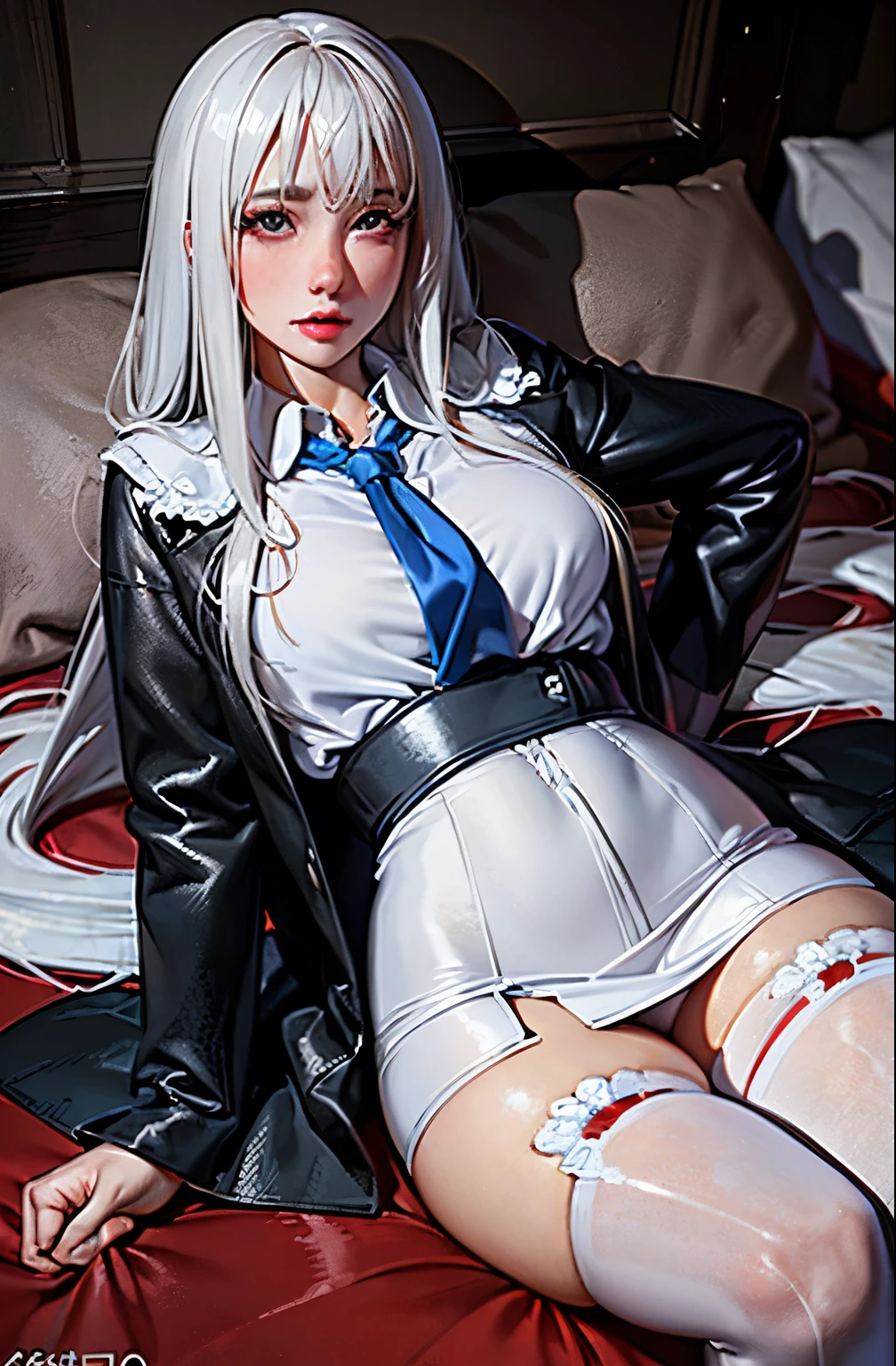 ((masterpiece, best_quality)), (HYPER-realistic:1.4), solo, 1 girl,  white_hair, long_hair, zettai_ryouiki,