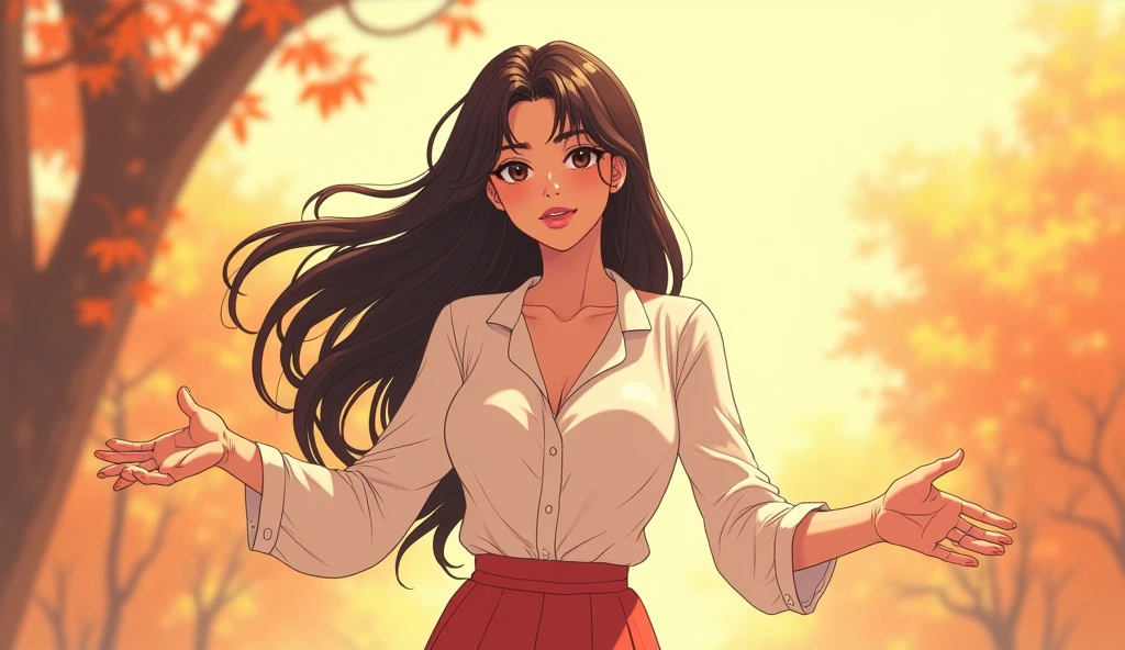a close up of a woman holding a cup of coffee, Artgerm and Atey Ghailan, Beautiful character painting, Ross Tran style, Beautiful digital illustration, Cute detailed digital art, Digital anime illustration, Style Artgerm, Beautiful digital artwork, digital cartoon painting art, Style anime, disney artstyle, animation illustrative style, In the style of Ross Tran。tmasterpiece,best qualtiy,cinematic Film still from,1girll,Cloud Girl,Floating in the sky,closeup cleavage,brightly,cheerfulness,Warm and soft lighting,the sunset,(spark of light:0.7)