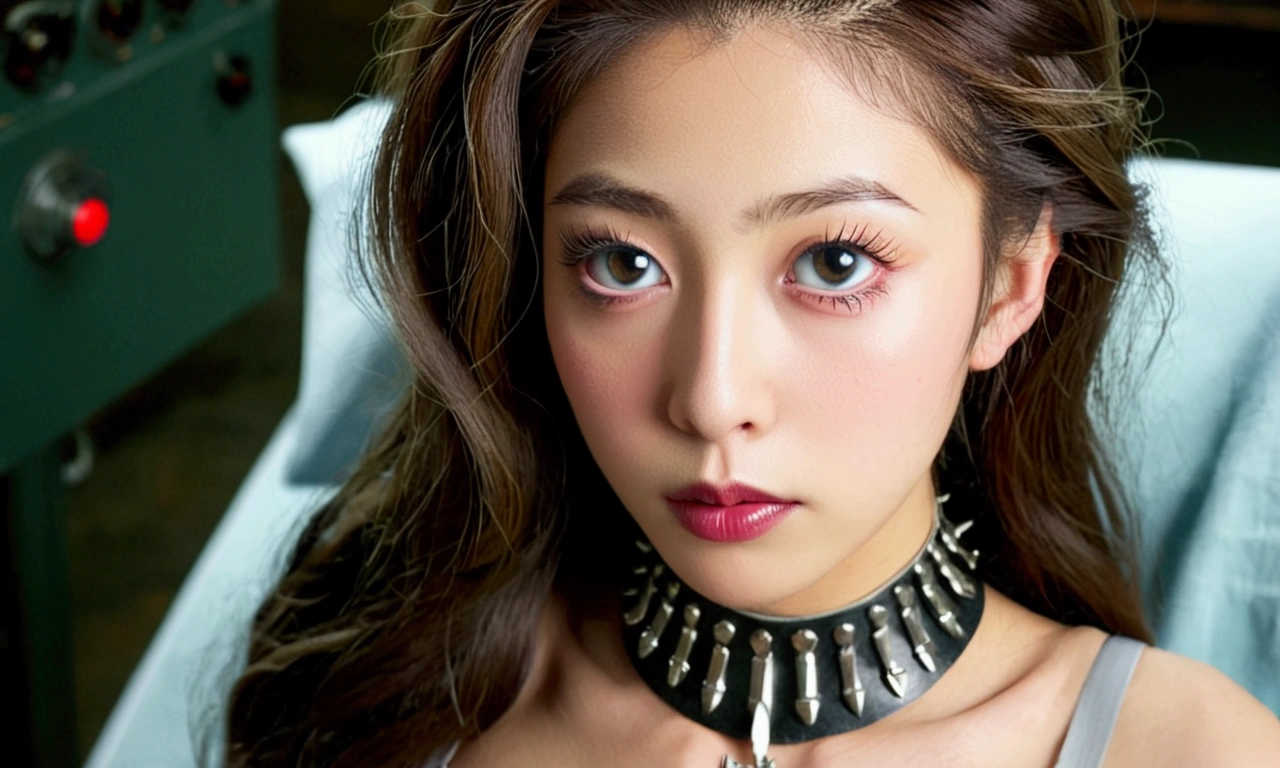 (masterpiece:1.4), (8k, photorealistic, RAW photo, best quality: 1.4), japanese, (1girl), beautiful face, (realistic face:1.4), (caramel hair, ponytailed long hair:1.3), beautiful hairstyle, beautiful detailed eyes, (best ratio eyes:1.5), attractive, ultra high res, ultra realistic, highly detailed, best ratio, (detailed face:1.4), looking at viewer, red lipsticks, (best ratio fingers:1.5), (realistic red eyes:1.2), (transparent bra:1.4), perky_nipples, ((exposed_nipples, exposed breasts, high proportional realistic breasts, realistic big breasts):1.4), (closed mouth:1.5), (camel_toe_pussy:1.4), innie_pussy, (lying down female dressed as catwoman:1.2), lingerie, spreading legs, (full body visible:1.3), portrait, photography, detailed skin, realistic, photo-realistic, highly detailed, full length frame, High detail RAW color art, piercing, diffused soft lighting, shallow depth of field, sharp focus, hyper realism, cinematic lighting