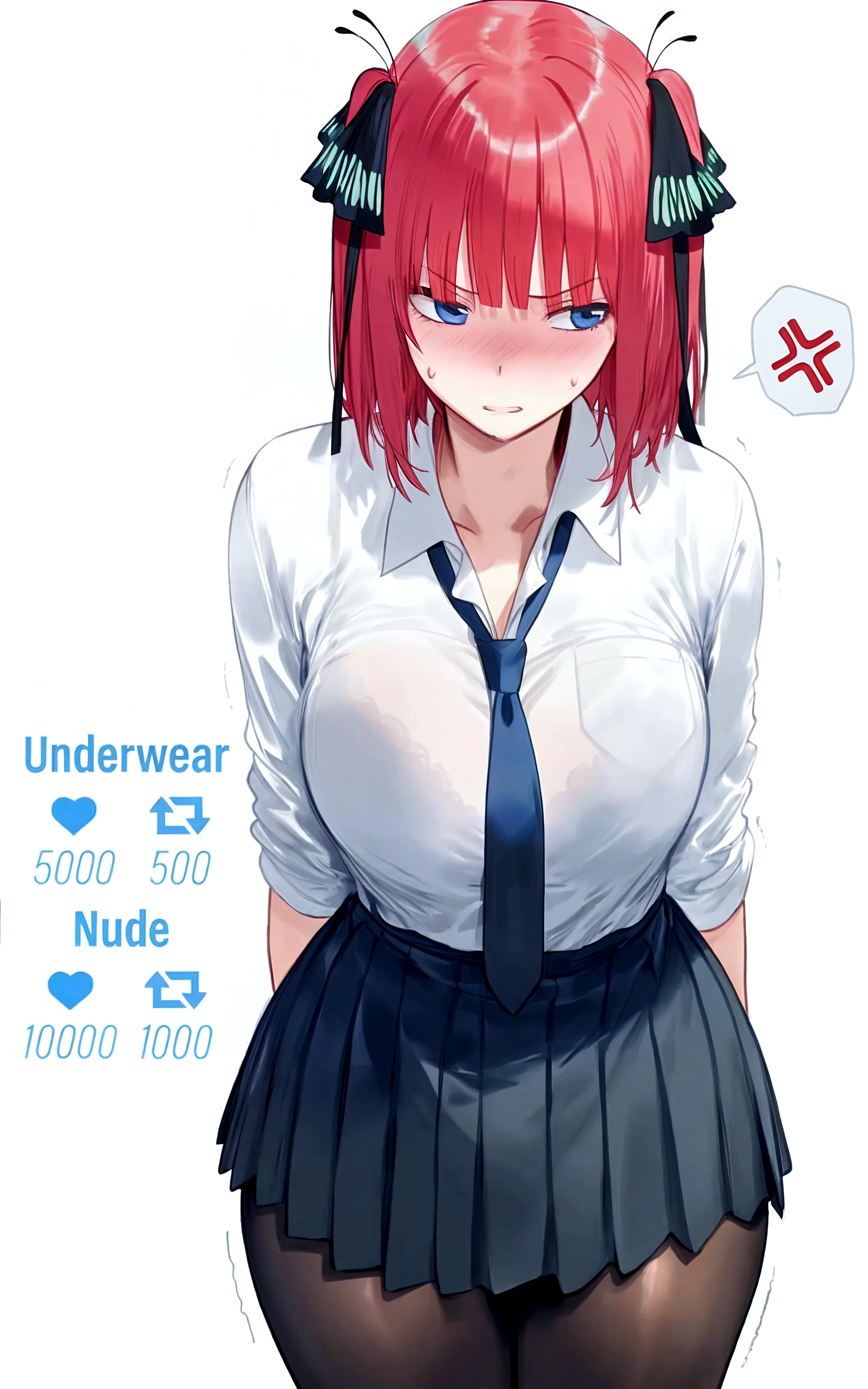 masterpiece,Highest quality,Browsing Caution,Small breasts,Pleated skirt,Bob Hair,vagina,Sex,throw,At the bed,(behind),,(Half-open eyes)shout,housewife,Disgust,Grit your teeth,semen