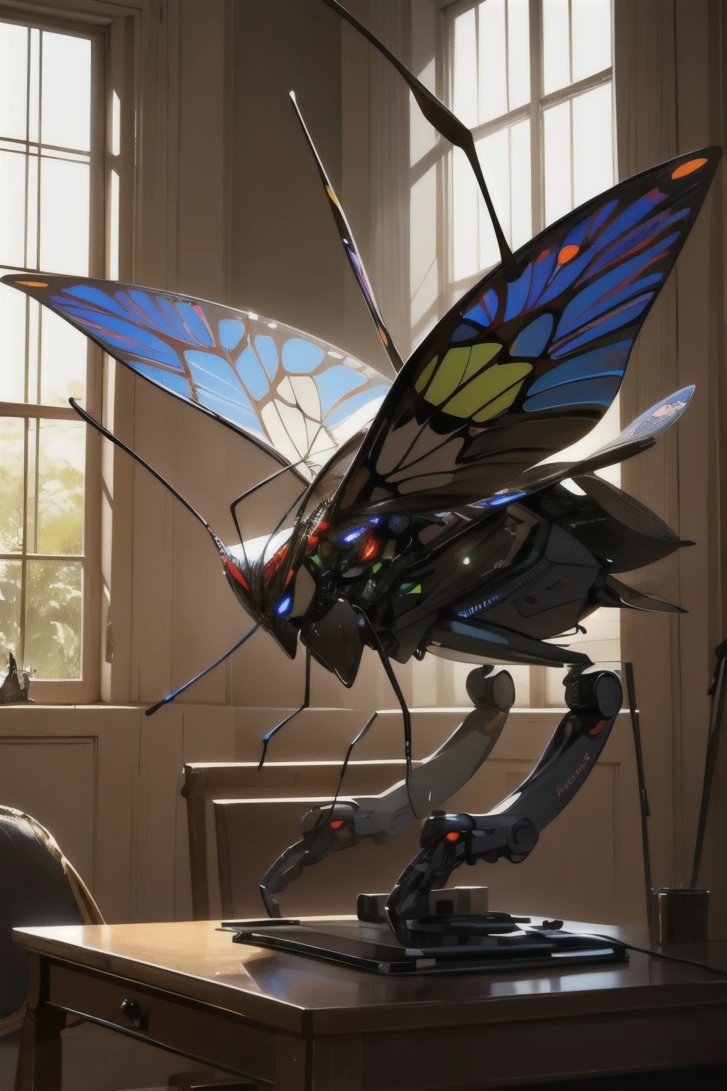 a robotic moth