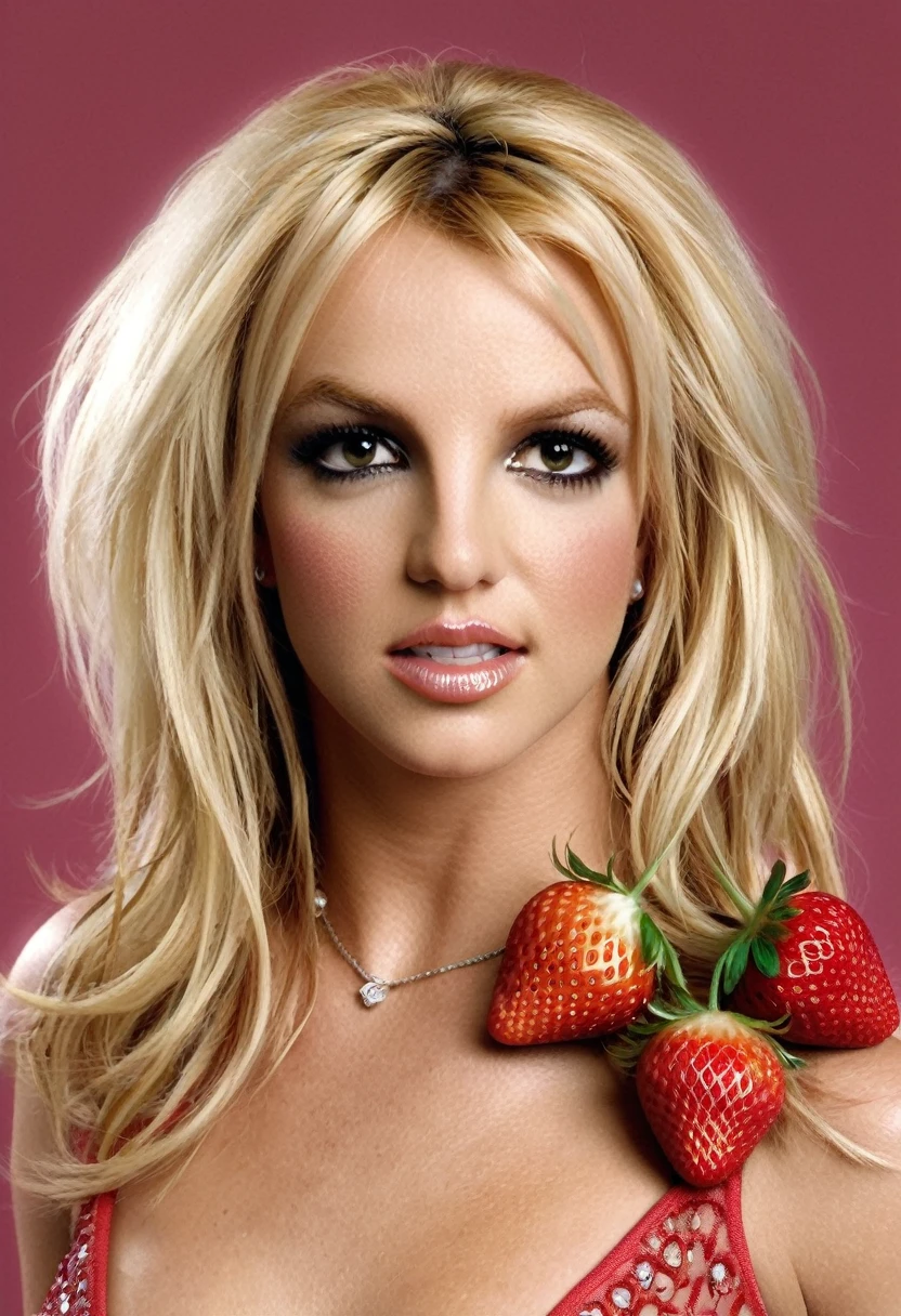 Britney Mecha Beautiful and Elegant Exotic Eating an Epic, (Legendary strawberry: 1.3) at a cocktail party, ((full body: 1.5)), ((anatomically correct: 1.5)), (ultra detailed face: 1.2), Dynamic eye color, bright eyes, Dynamic hair color, Dynamic Hairstyle Dynamic Skin, Wearing the intricate 1960s glamour dress, high. fashion dress, dynamic color dress, wearing high heels, cocktail background, vibrant, ultra-high resolution, high contrast, (masterpiece: 1,5), better quality, award-winning realist, (Highly detailed texture of face and skin), (the whole body), (Complicated detail: 1.2), (fine details), (Complicated detail), (cinematic lights, luz de fundo de better quality), sharp lines, sharp focus, official art, unity 8k wallpaper, absurdrez, incredibly Absurd, huge file size, ultra-, fantasy art, RTX,((close-up photos of the award-winning studio)), , (escape), , perfect hands, Beautiful detailed eyes, perfect face