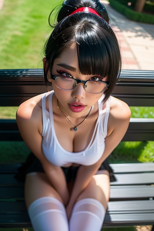 Sexy　Braided left side of face　topless　looking at the camera　On all fours　Back Angle　Shoulder Bob　silver hair　bob hairストレートヘア　girdle　I can see your pants　An elf with blue-silver hair and blue eyes　I want to be a powerhouse behind the scenes.　beta　Qiyin　Black-rimmed round glasses　Big Breasts　Black Costume　In awe of Shadow、Each and every event is a unique heroic tale「Shadow-sama&#39;s Chronicles」I am writing　Perhaps because she is a literary girl at heart, she has little interest in fighting and can even be said to have no desire to seek or improve herself in order to become stronger.　The shoes are knee-high　Droopy eyes
