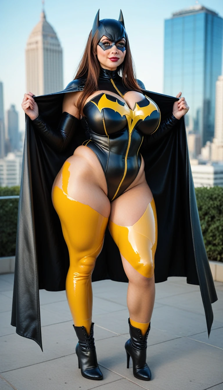 Beautiful  woman, voluptuous, big ass, full body, sucking on black dildo, sexual facial expression, superhero white costume, (sexy with bodysuit), (Glossy enamel white superhero cosplay), romantic background, UHD, 32k, 8k, ((STRAIGHT HAIR)), dark skin, dripping wet, wet body, (chubby:1.2), (huge breasts:1.3), (huge breasts:1.3), ((sitting at school desk with legs spread,))
