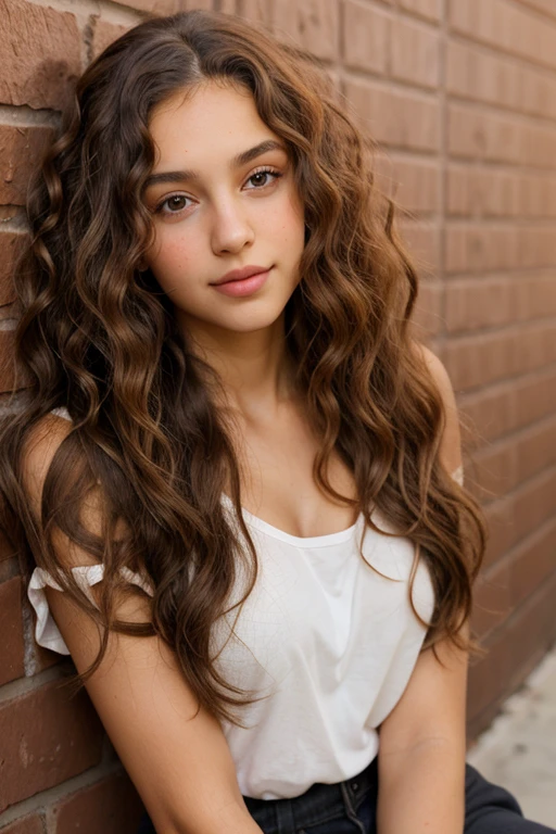 14 year old brazilian curly blond hair girl cute