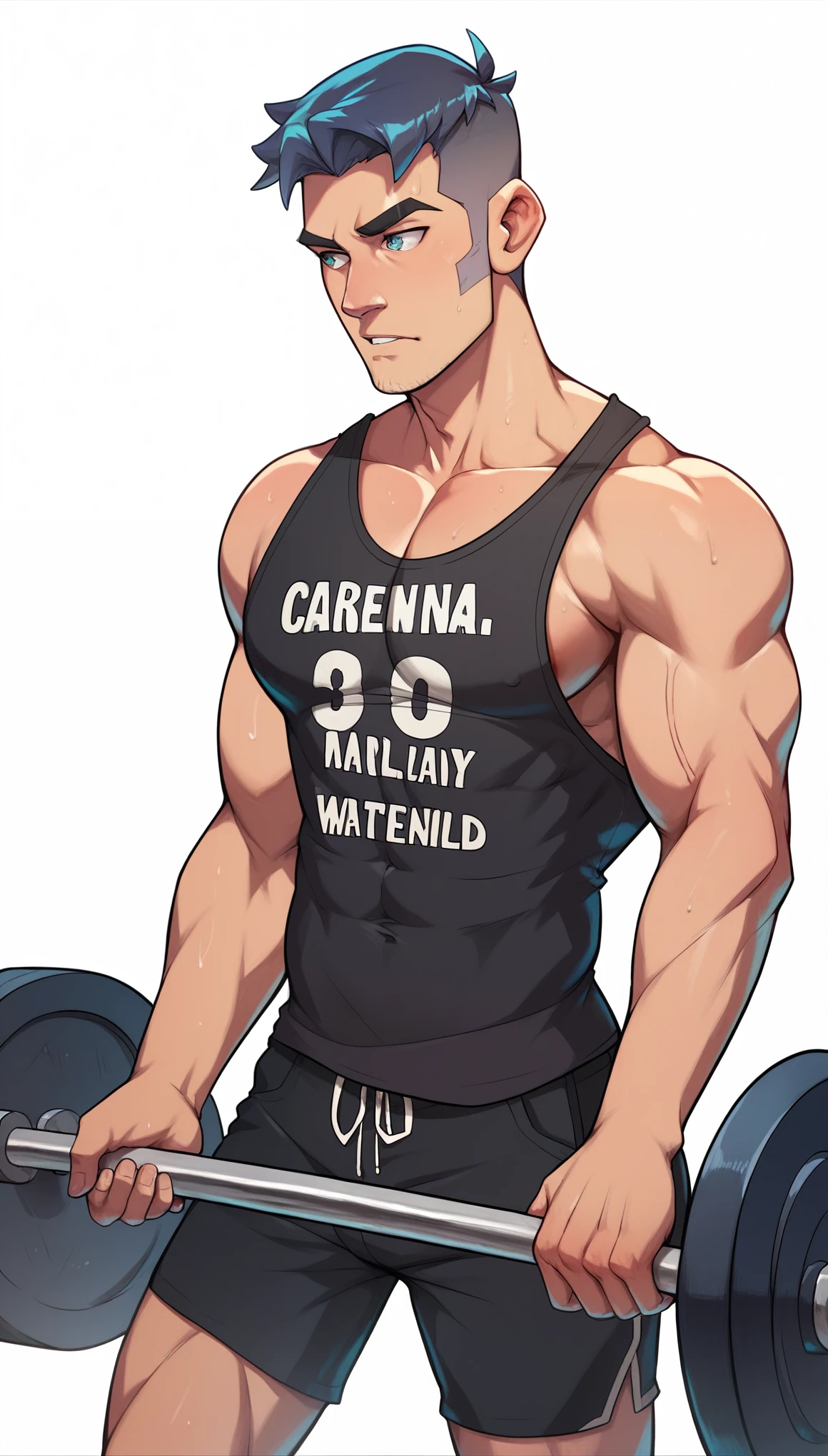 1boy, single, asian boy, reference sheet, oerfect face, hansome face, character design, front angle, side angle, rear angle, dynamic poses, (masterpiece:1.2), (best quality:1.3), 1.85 tall, shaved, gods greek outfit, muscle body, athletic body. (Blue perfect eyes), (long hair), (long bangs), (blonde hair), (pale skin),  lean (reference sheet:1.5), no text, no symbol,  background simple, giant_this_guy, looking at viewer, smile, male focus, swimming shorts, muscular, pectorals, muscular male,