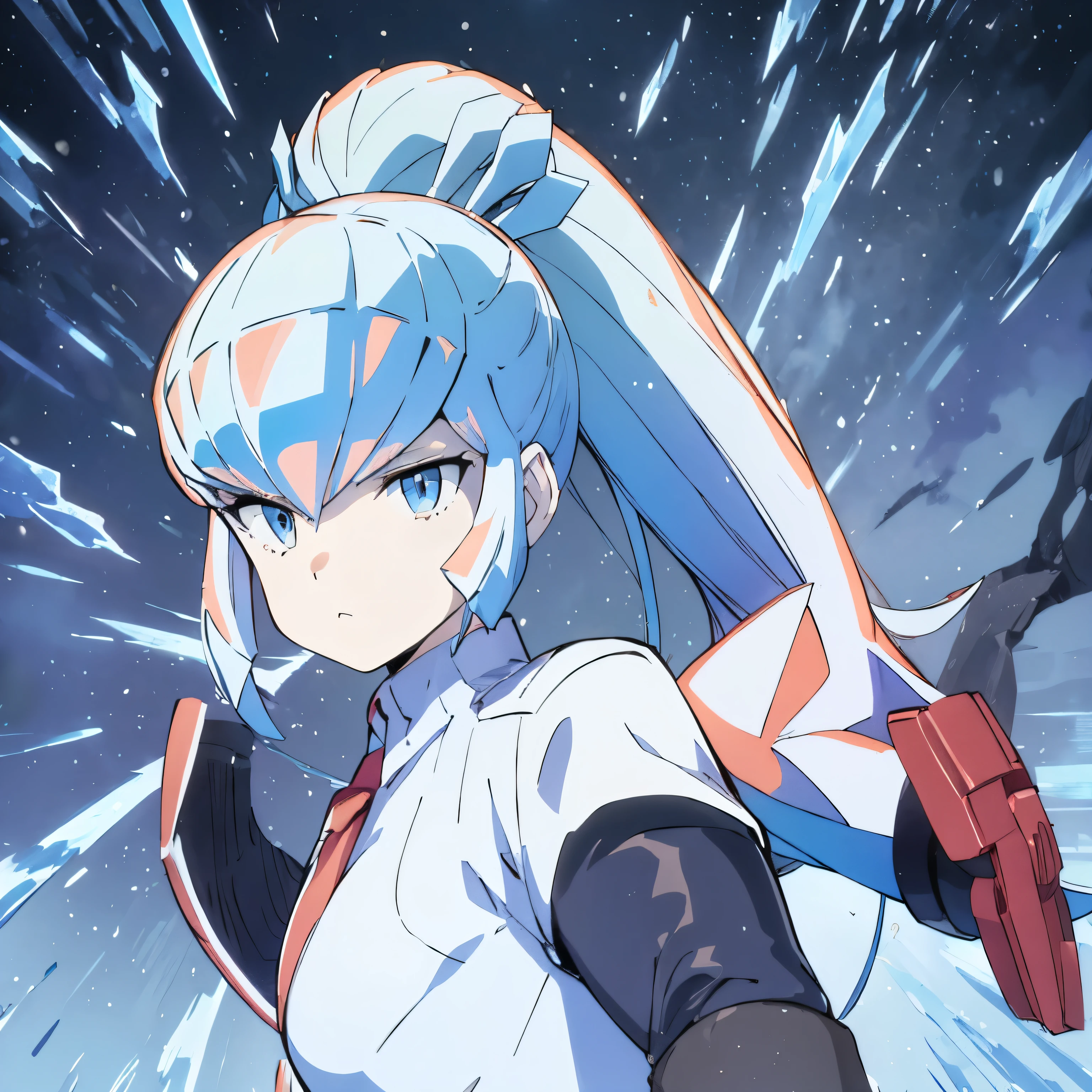 SeaArt - โรบอท อัพสเกล เริ่มต้น 00:41:40 ultra-detailed, Explicit, Beautiful body, Beautiful Nose, Beautiful character design, perfect eyes, perfect face, ultra highres, 4K, beautiful legs, perfect legs, Nice hands, Perfect hand, Masterpiece, Best Quality, Highly detailed, illustration, absurdres, perfect anatomy, street fighter, doll suit, shadaloo doll, dollsuit, expressionless, blank eyes, looking at viewer, red gloves, emotionless, black latex, corruption, mind control, female combatant, full body, hypnotized, full body suit, both arms at side, obey, perfect female body, extremely glossy latex, hypnosis, hypnoLora, empty eyes, Mind control device, Slave, necktie, latex, Fighting Stance, military, thigh boots, black pantyhose, dark persona, (((pixel-perfect, detail-perfect))), solo, 1girl, hair ornament, medium breast, white skin, oyuki, long hair, blue eyes, blue hair, ponytail, (((snow background, ice background, blizzard background))),