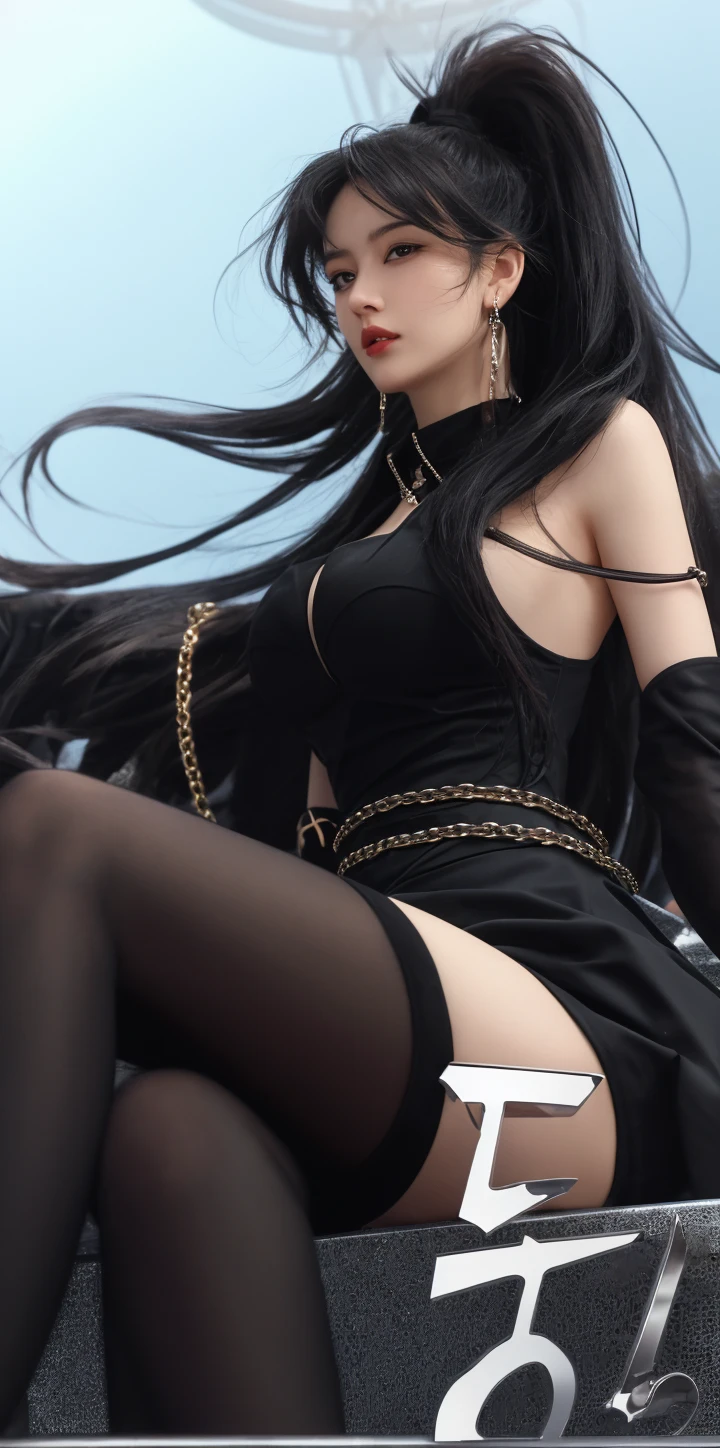 ((masterpiece, best quality)), Delicate face, Character Design Sheet，Whole body love, Rich in details, Multiple poses and expressions, Very detailed, depth, Many parts，beautiful girl，Light，发Light，Red and Gold，Phoenix decoration，gauze，Lace，Lace连裤袜，High heel