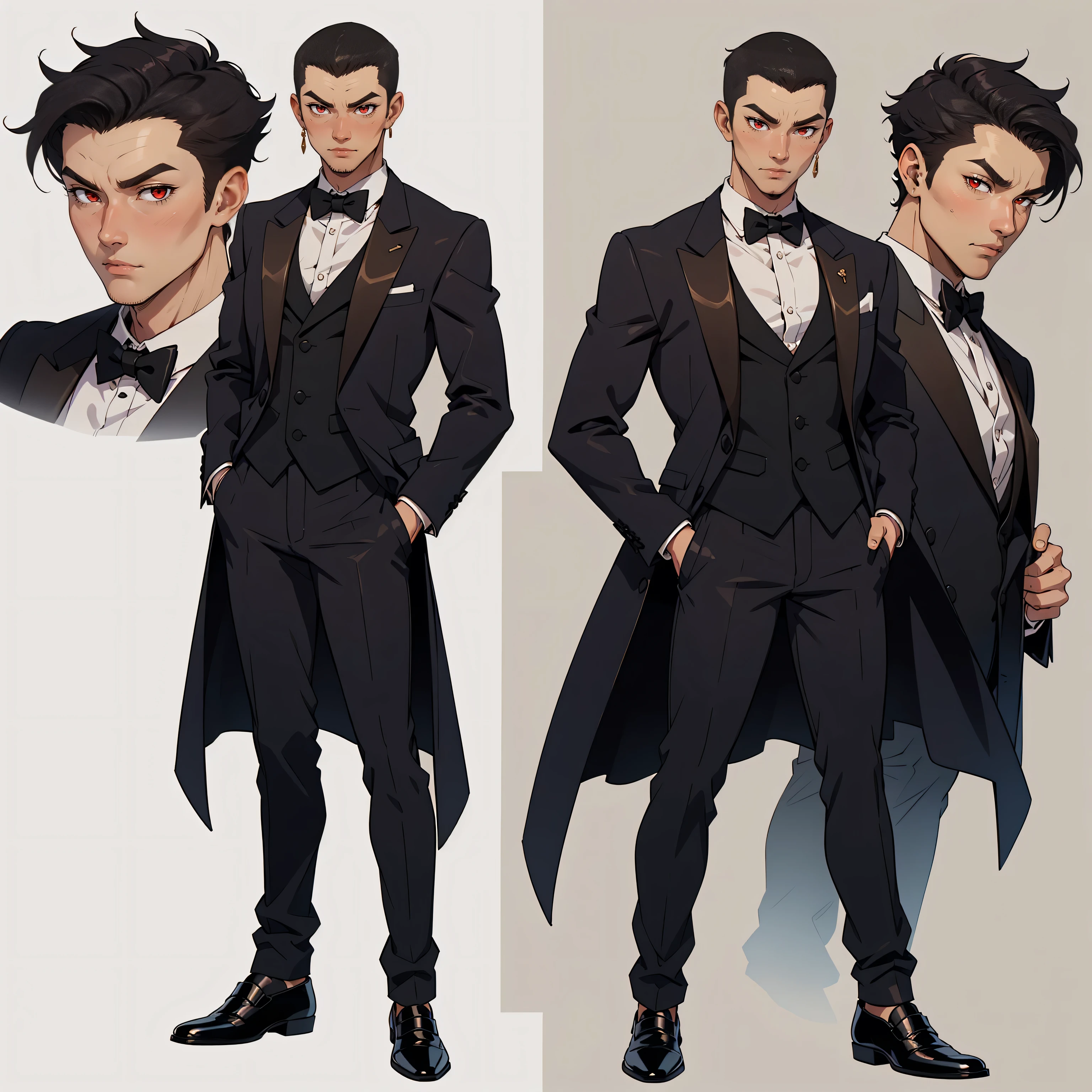 Score_9, score_8_up, score_7_up, source_cartoon, 1 boy ,young boy, lust, lust gos, character sheet.