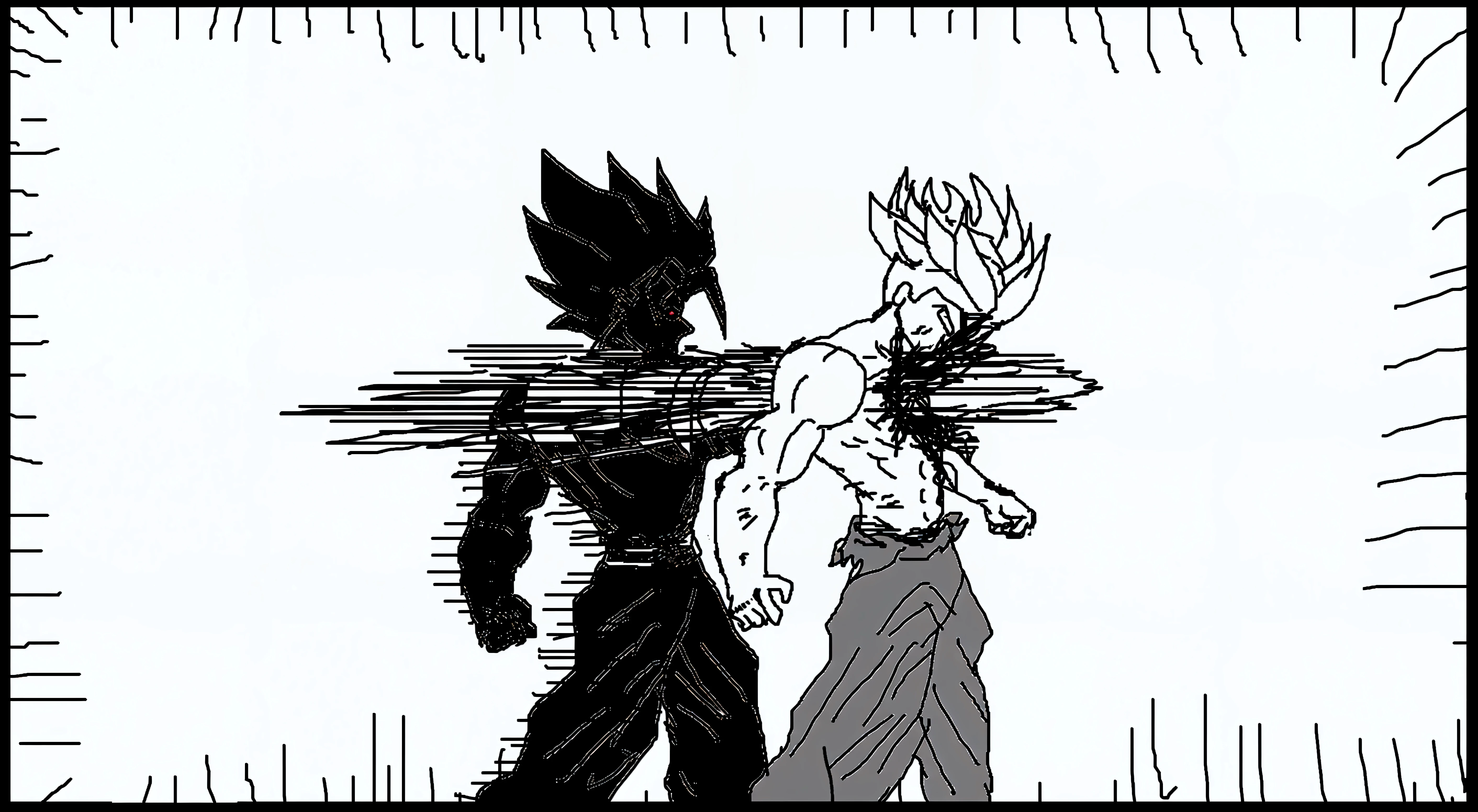 bakugou katsuki, mirko, Face to face, bilateral symmetry, two women, anger, huge breasts, veins of anger, hatred, Hatred, grimacing, nudity, angry, steam, saliva trails, sweat, huge breasts, anger, nudity, angry veins, muscular woman, symmetrical, equal, screaming, shiny skin, abs, chubby, scarred, thick legs, thick arms, fat overall view, symmetrical, symmetrical, symmetrical, short of breath, Punch in the belly