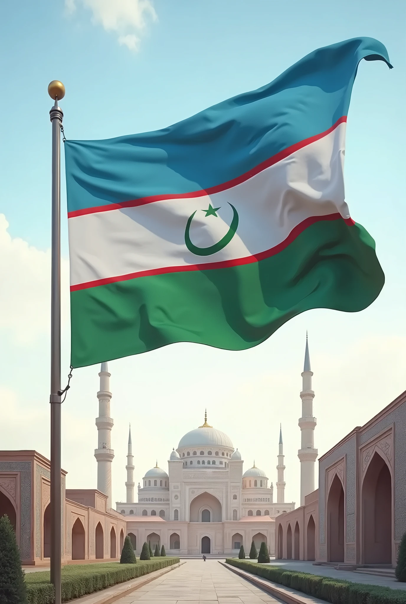 Tajikistan flag waving in the wind, TajikistanFlag, Hyperrealistic, Hyperdetailed,, realistic, masterpiece, best quality, ultra realistic, High Detail,<lora:AsiaFlags01-000002:1> ,