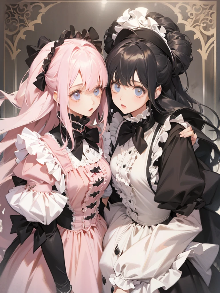 (Awareness-raising:1.1)、(Highest quality)、(masterpiece:1.1)、(Beautiful and vivid background:1.25)、(masterpiece、Highest quality、Ultra-detailed)、(anime cg)、(Beautiful and fine details)、Big Stage、Stage lighting、(black Hair、Redhead)、
One Girl、alone、Looking at the audience、Cowboy Shot、Upper body、
Ayumu Uehara、pink Eyes、Ruffled Dress、Pastel Pink Dress、A light smile、Depth of written boundary、(Pastel pink gloves:1.4)、Frilled gloves、Sweeping bangs、
Exposing shoulders、Close one eye、Rounded teeth、
Love Pose,Double V,