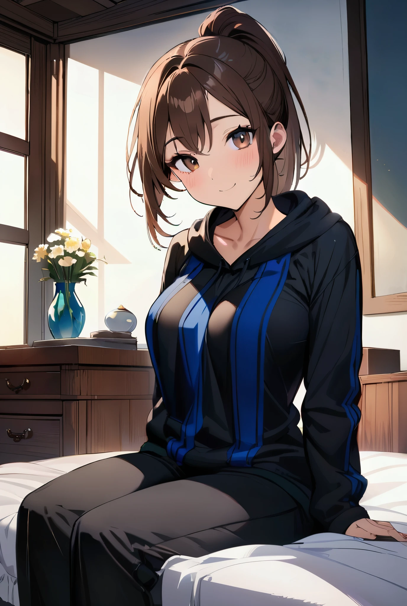 ((highest quality)), ((masterpiece)), (be familiar with), perfect face, indoor, Bedroom, looking at the viewer,
one woman, Haibara Ai,
open mouth, ecstatic expression, blush, smile,
small breasts, flat chest, young girl, , , girl,
long hair, brown hair, light blue eyes, short hair,
Completely naked, Nipple exposed, Sex with a man with a big cock, 膣内ejaculation, semen splashes, Insert a into your, sex in missionary position, , spread legs,