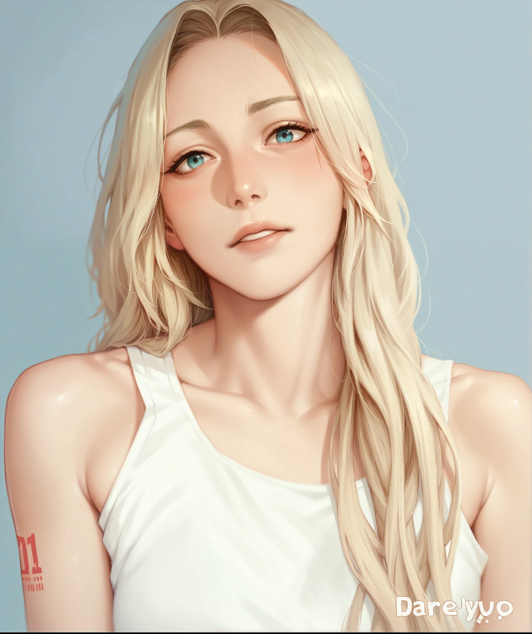 1girl, solo, white polo shirt, white sneakers, tennis wear, white miniskirt, masterpiece, best quality, realistic, hyper-detailed, (shiny skin, sweaty:1.4), absurd, looking at viewer, short black hair, brown eyes, slender, dynamic lighting, high resolution, sharp focus, depth of field, detailed eyes, sharp pupils, realistic pupils, (small breasts:1.6), (thick thighs:1.0), outdoor, sky